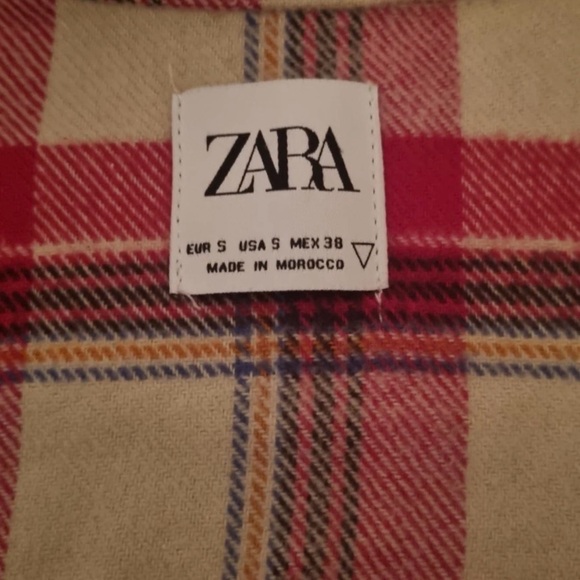 Zara Multicolor Plaid Button Down Shirt - Picture 2 of 3